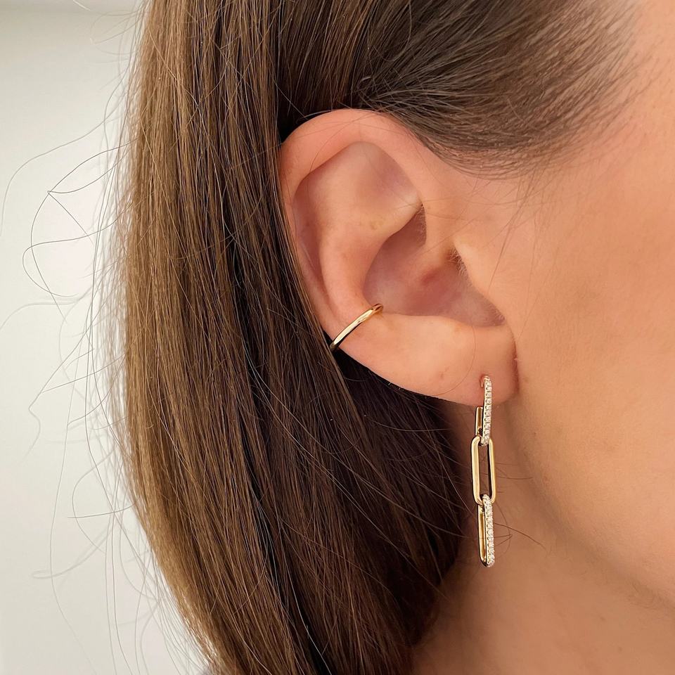 Demi Ear Cuff in Silver - Image 3