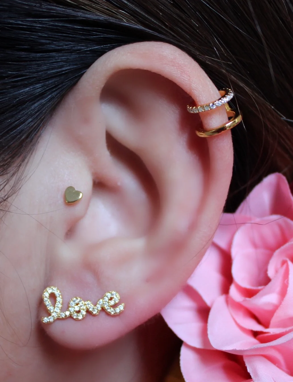 Melody Ear Cuff in Gold - Image 3